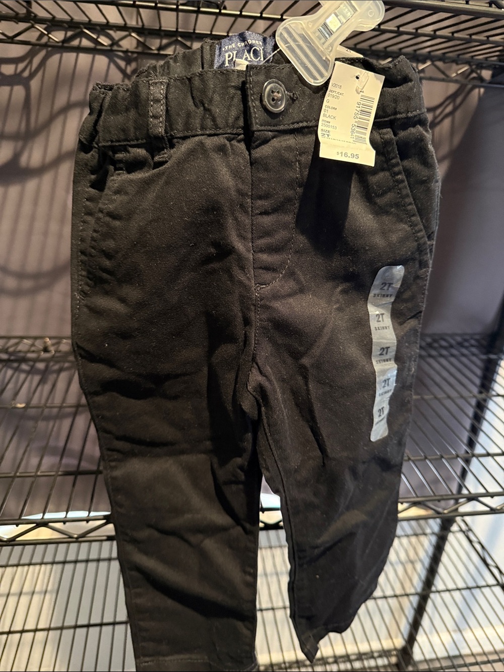 The Children's Place Black Skinny Casual Pants